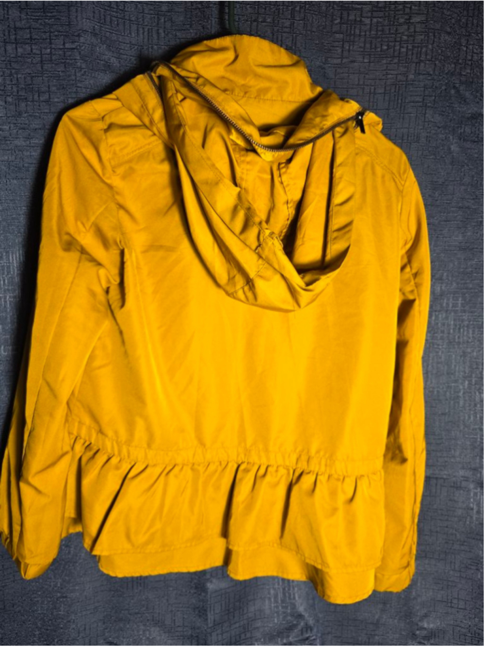 Women's ZARA BASIC Utility Jacket XS Mustard Yellow - Picture 6 of 7